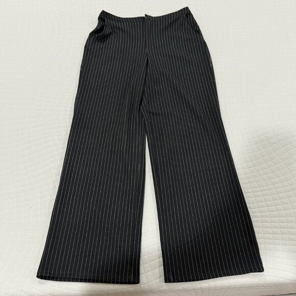 H&M Pants - H&M Women's Striped Black Trousers